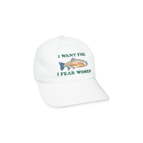 Fish Logo Hat Cream