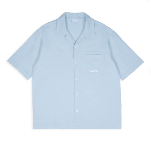 SS Linen Shirt Baby Blue